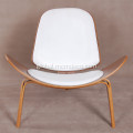 Wood Lounge Chair Hans Wegner CH07 Wood Shell Lounge Chair Manufactory